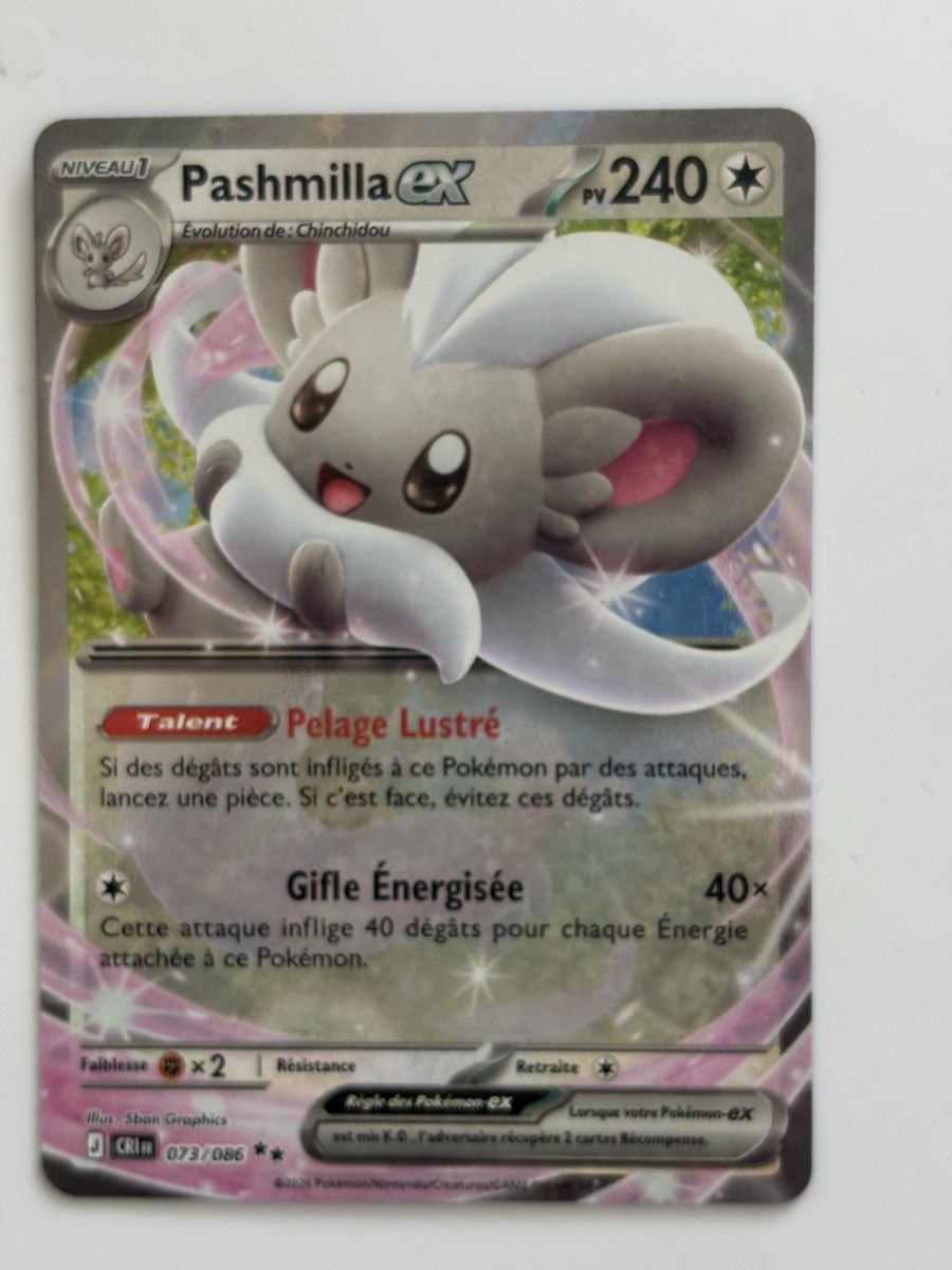Pokémon Carte collezionabili: Carte Pokémon PASHMILLA cri 073 fr – Nuovo (secondo la descrizione) da lausanne venduto da helderj