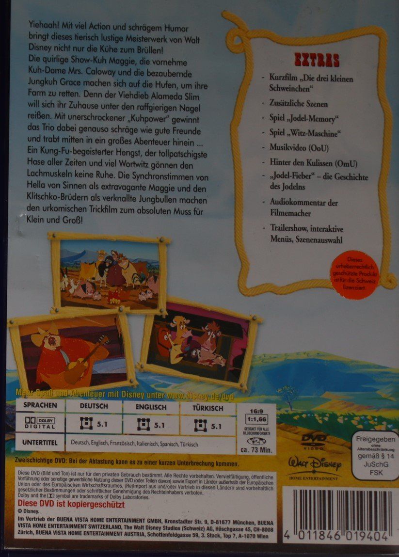 Tous les DVDs: Die Kühe sind los - Disney Classics – D'occasion à Luzern par CONTENTI 2