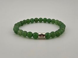 Sternzeichen Armband Waage Jade Grün Natursteine
