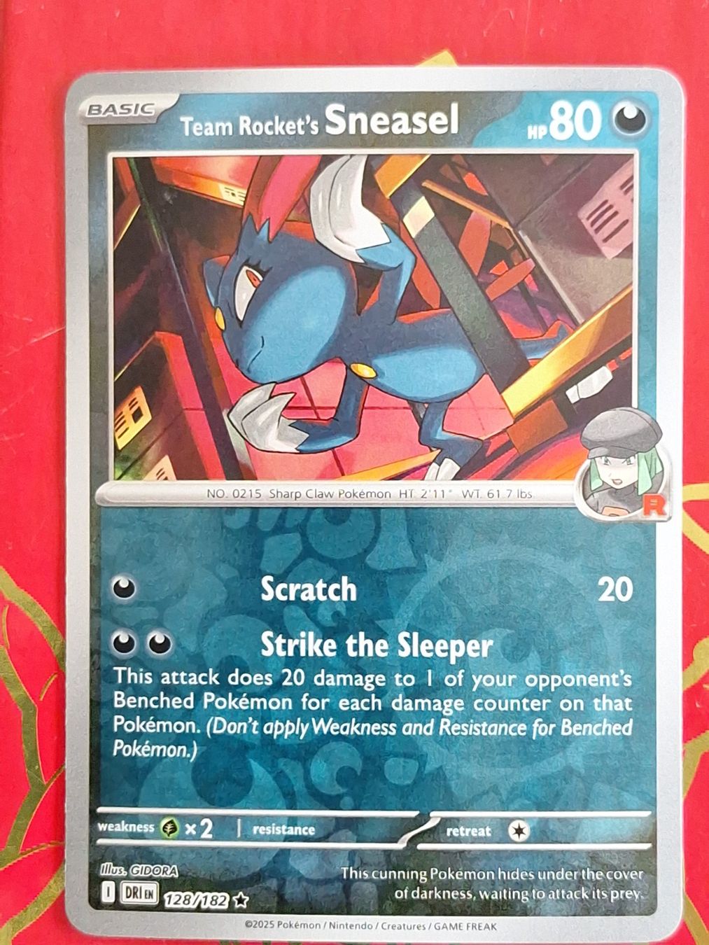 Pokémon Carte collezionabili: Team Rocket's Sneasel - Reverse Holo Destined Rivals – Usato da Altstätten SG venduto da GGsGameshop