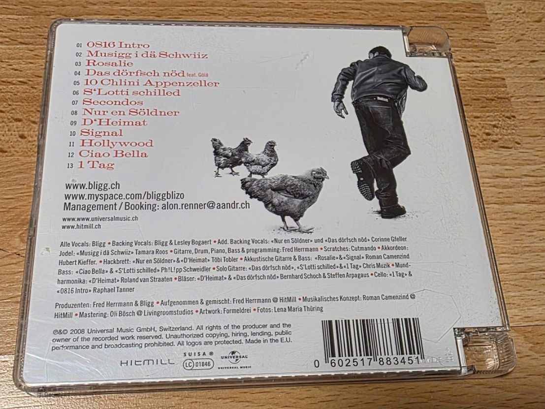 CDs: Bligg CD - 0816 – D'occasion à Niederbipp par Tamara15101995 1