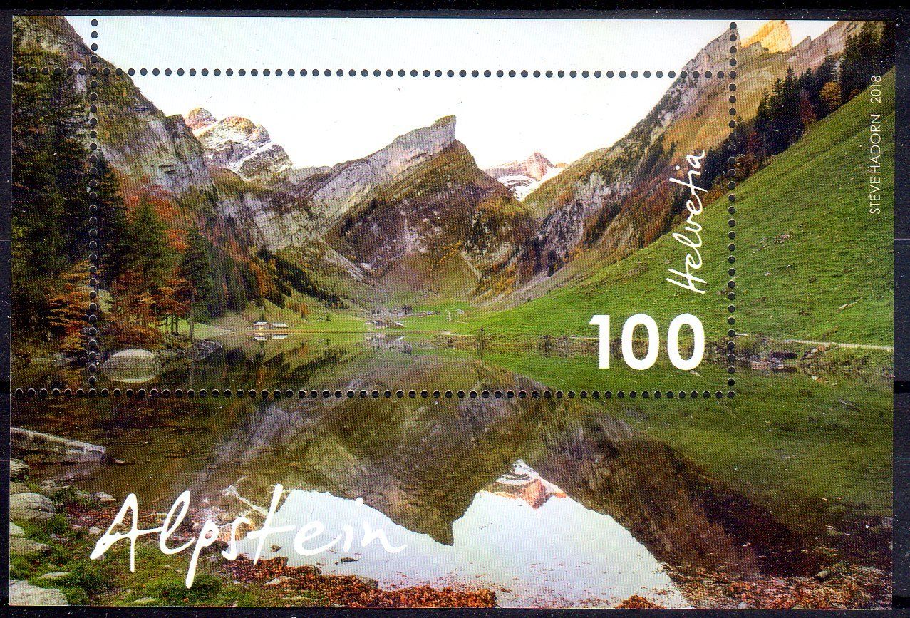 Tutti i francobolli: SONDERBLOCK SCHWEIZER LANDSCHAFT ALPSTEIN **POSTFRISCH-HE116 – Nuovo (secondo la descrizione) da Losone venduto da EM2019