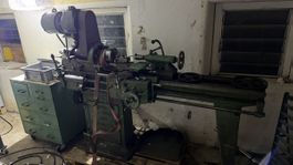 Drehbank Weisser mit Zubehör + Schrank