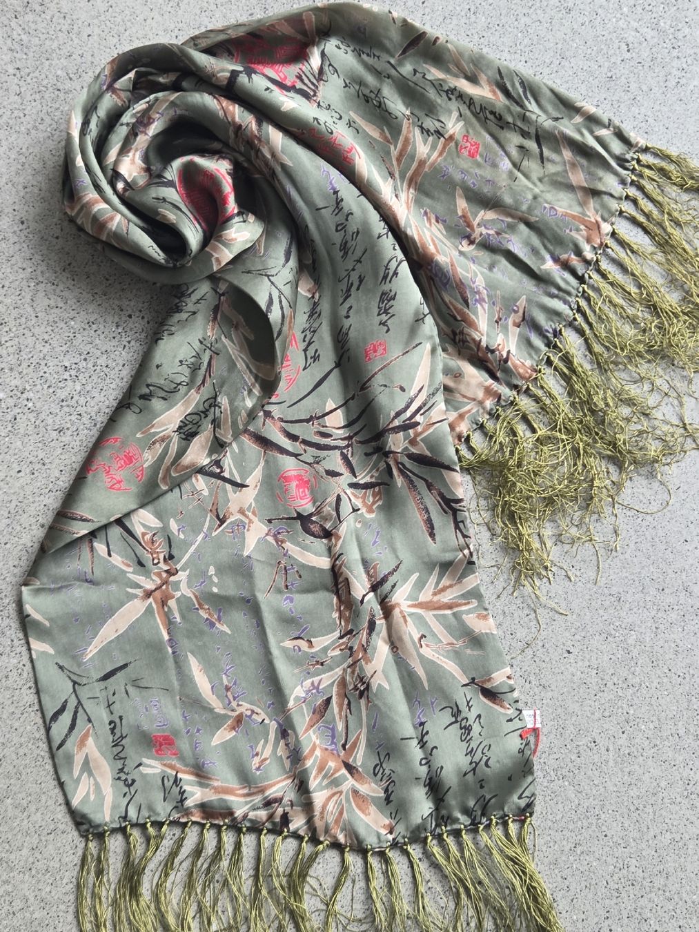 Foulard & Sciarpe: Seidenschal ca. 27 x 110 cm – Nuovo e nell'imballaggio originale da Frauenfeld venduto da Schenken-mit-Herz