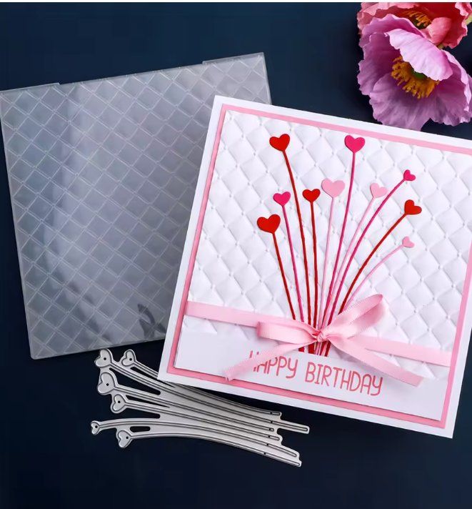 Sciablone: Neues Stanzschablonen-Set Herz-Stäbli – Nuovo e nell'imballaggio originale da Effretikon venduto da wenuss