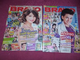 Bravo (MIT POSTER) Selena Gomez & Andrea, Hefte Nr. 51&52