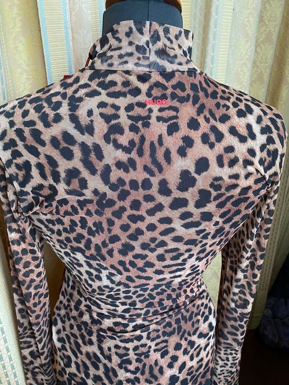 GORGLITTER Damen Bluse Leopardenmuster Langarm - Elegantes Oberteil Für Büro & Freizeit