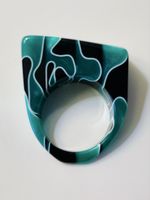 Statement Ring, Acryl, Gr. 60