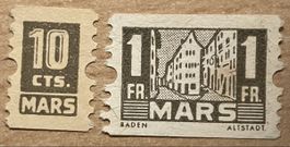 Vignette / Rabattmarke Mars Baden Altstadt