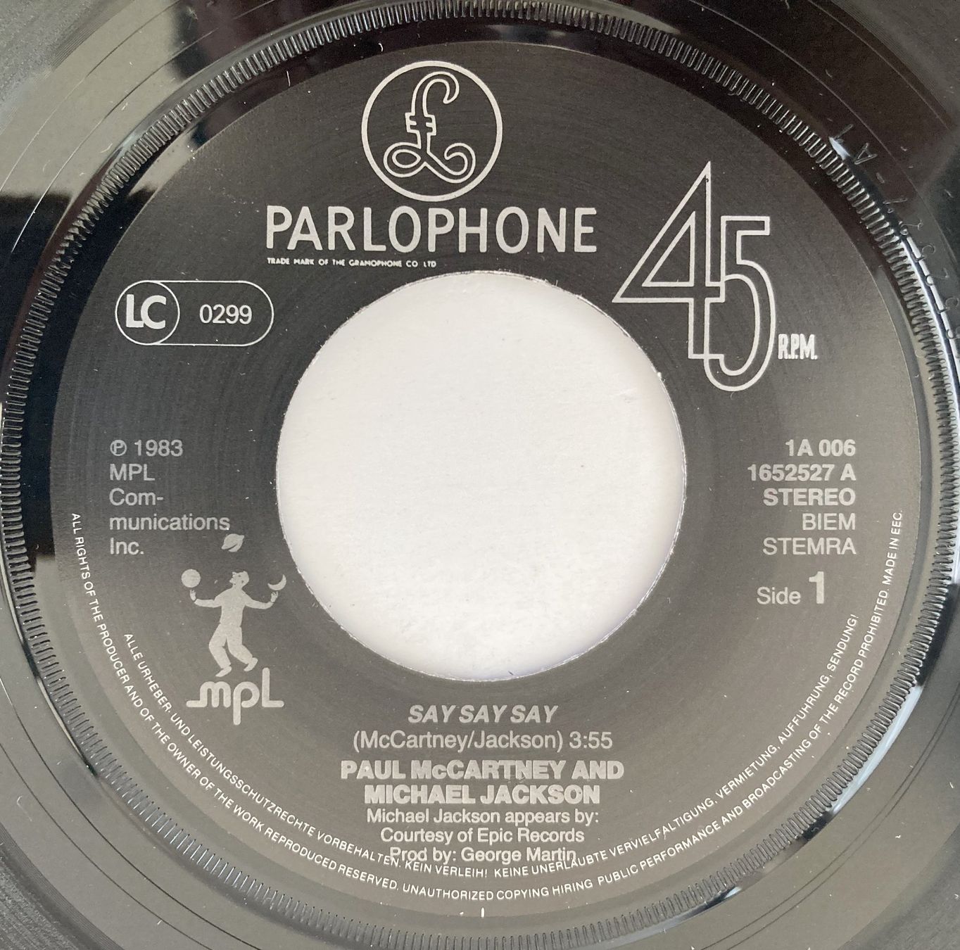 Dischi in vinile: PAUL McCARTNEY AND MICHAEL JACKSON - SAY SAY SAY – Usato da Bottens venduto da hotter-than-hell 2