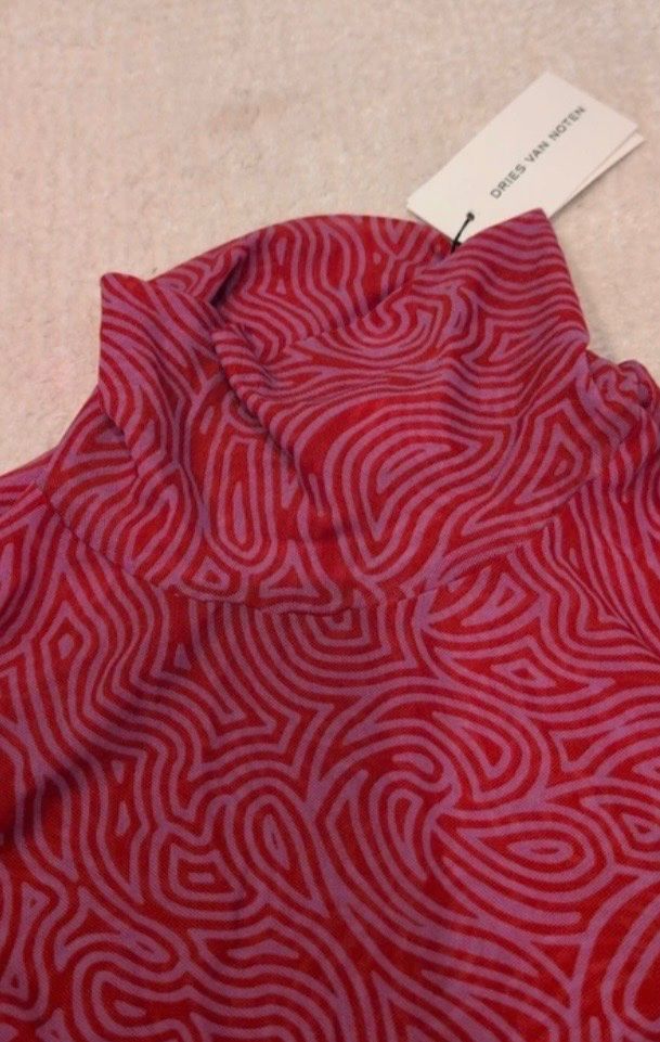 Top: Dries van Noten Mesh-Rollkragen Pulover – Nuovo e nell'imballaggio originale da Roggwil BE venduto da KarotteV 9