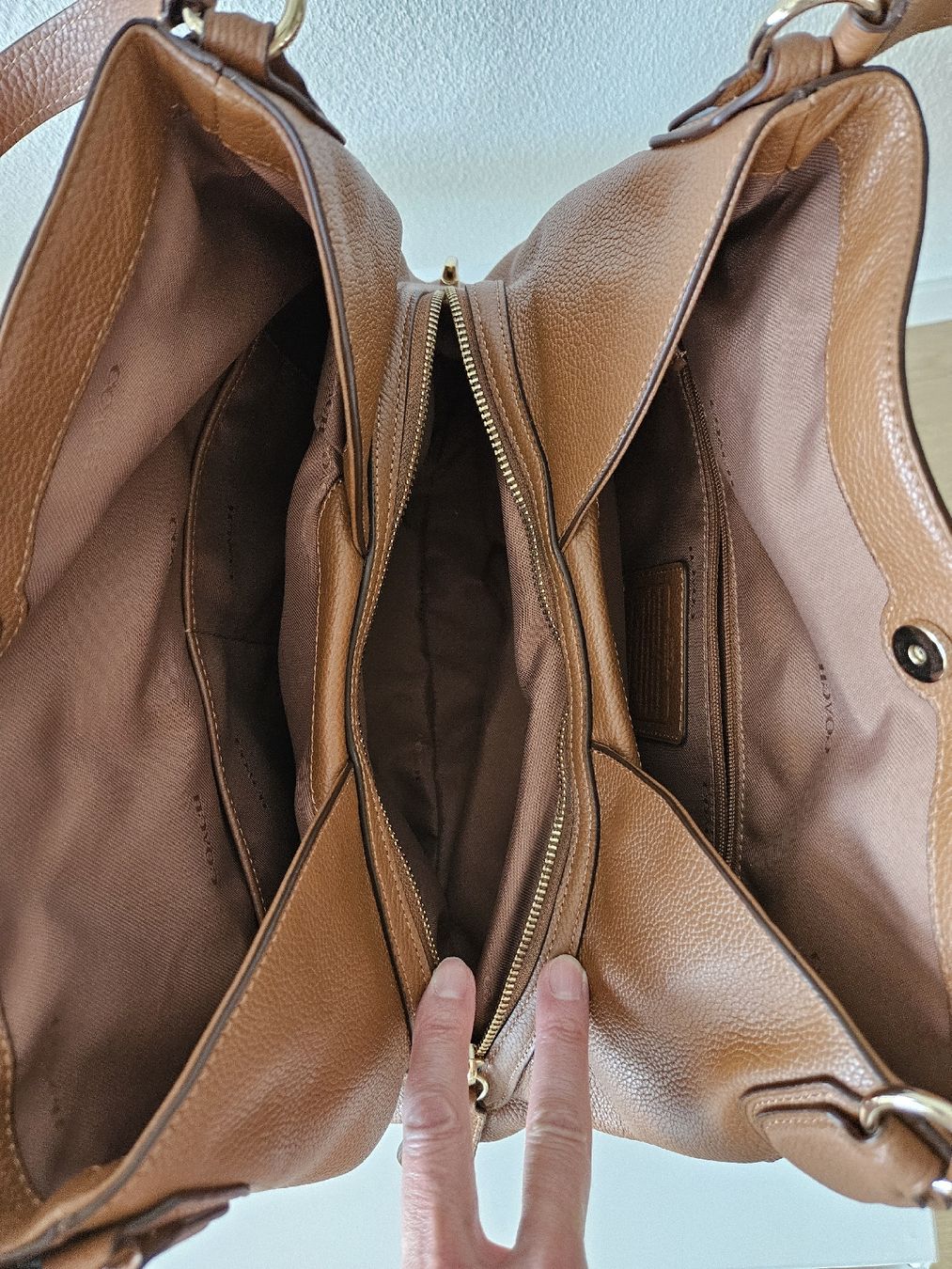 Coach Borse da donna: Coach Handtasche, cognacfarbig – Nuovo (secondo la descrizione) da Rüti ZH venduto da vro_5mnb 3