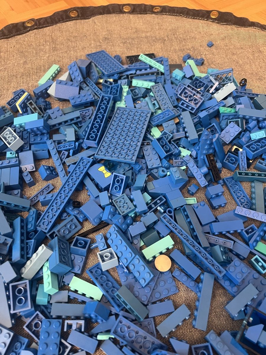 Lego Giocattoli: Konvolut blauer Lego Steine. 1kg. – Usato da Zollikon venduto da elm_nrr7 5
