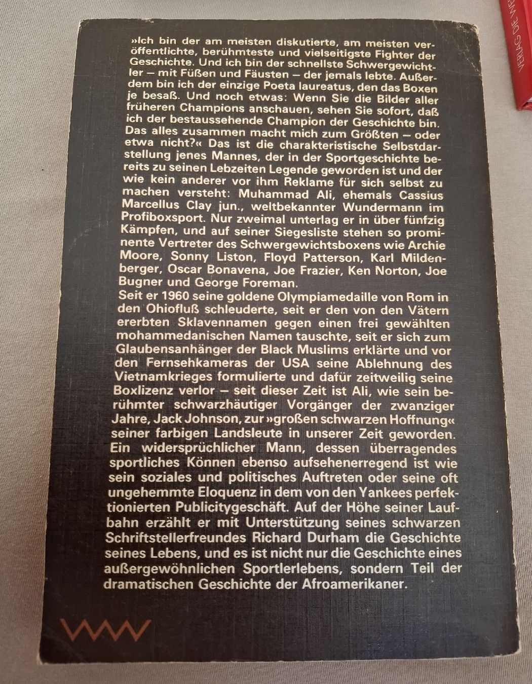 Libri: Muhammad Ali: "Der Grösste" / "Tribut an eine Legende" / DVD – Usato da Zürich venduto da apf_b8zl 2