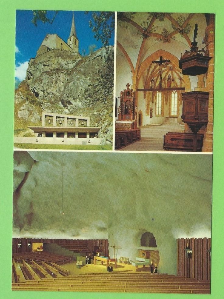 Cartoline postali: Raron, Burgkirche und Felskirche – Usato da Zürich venduto da t24_de