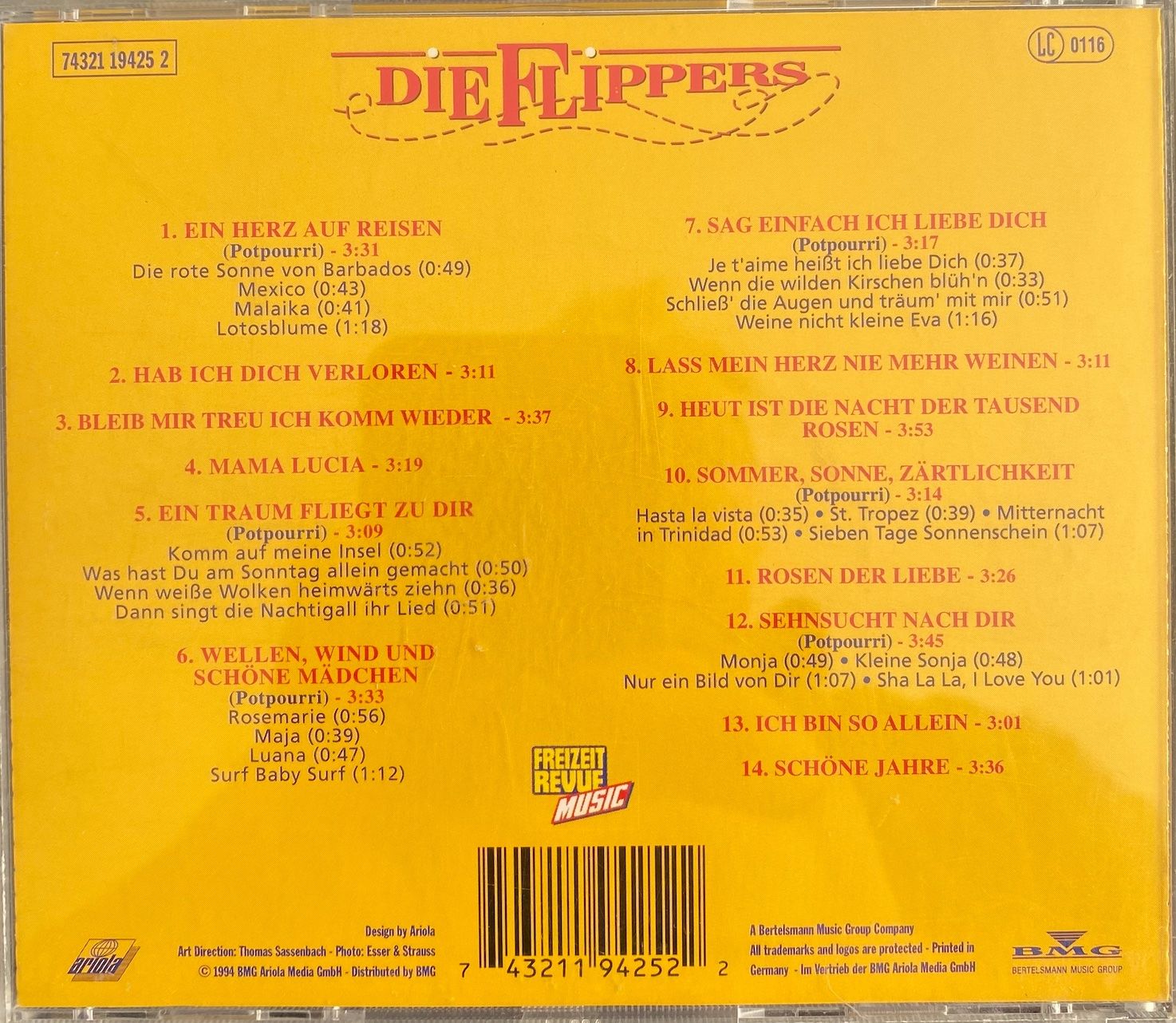 CD: Die Flippers - Unsere Lieder - Top ! – Usato da Rain venduto da sempach2 1