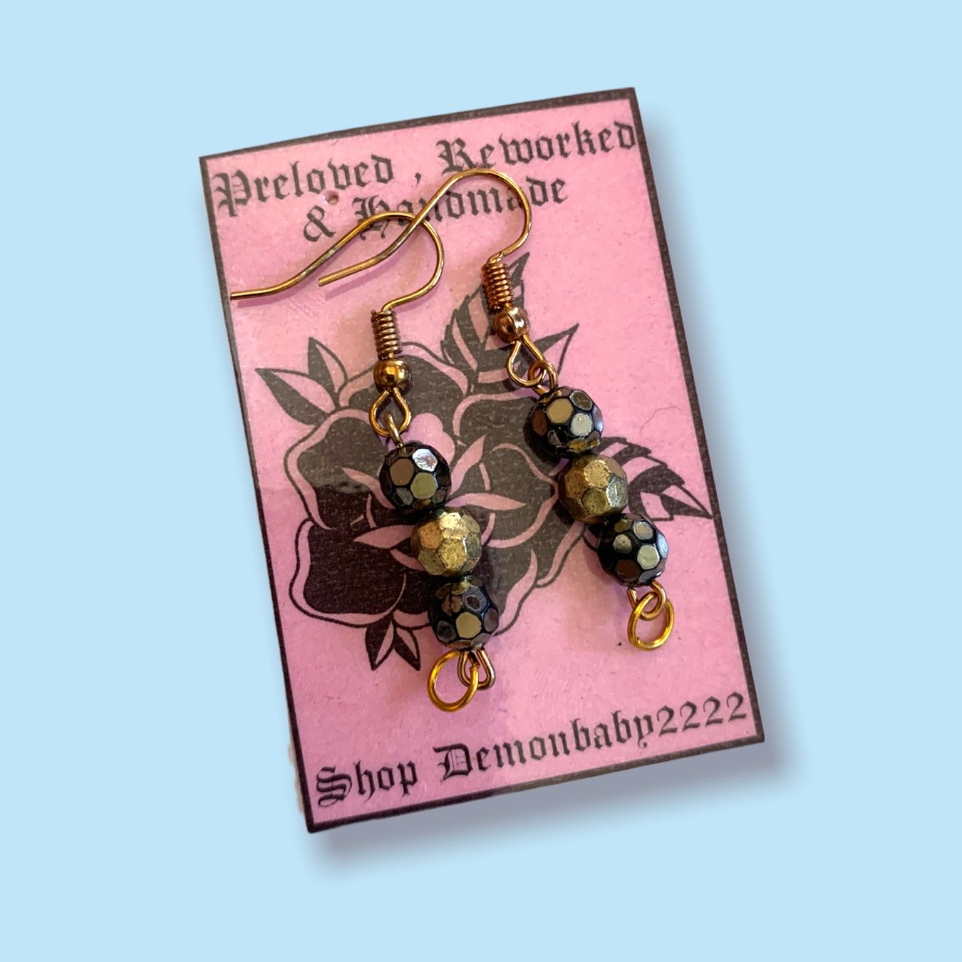 Ohrringe & -stecker: "Dev" earrings – Neu und originalverpackt aus Basel von demonbaby2222 3