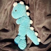 DINO (gehäkeltes Schmusetier für kleine Kinderhändchen)