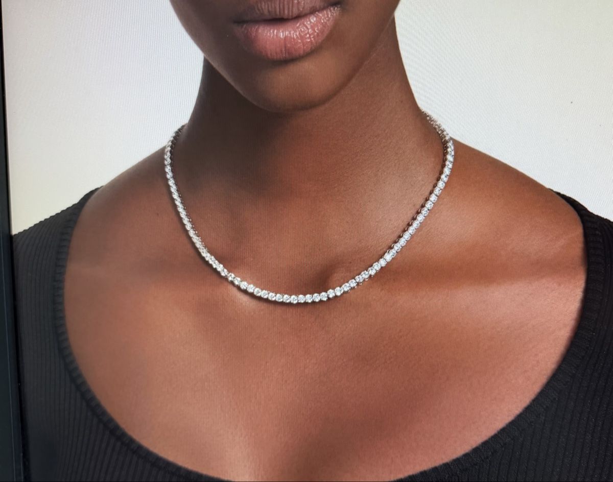 Swarovski Catenine: Swarovski Matrix Tennis Halskette  – Nuovo e nell'imballaggio originale da Gränichen venduto da Chanelsusi