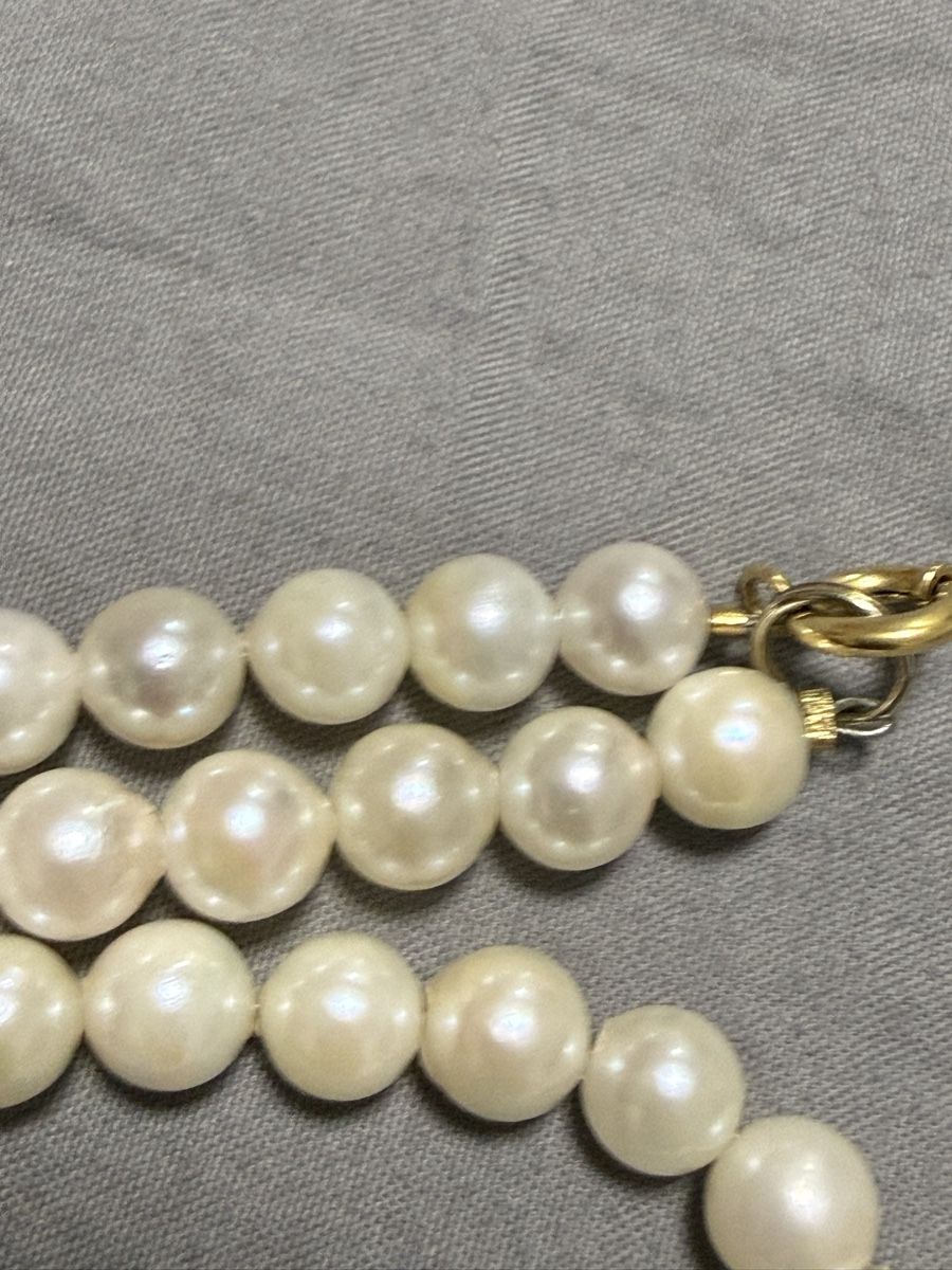 Perles (synthétiques): Kette mit Perlen Akoya  – D'occasion à Oberhof par RealStone 6