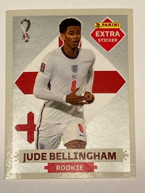Panini Extra Sticker Jude BELLINGHAM SILVER (Neu (gemäss Beschreibung ...
