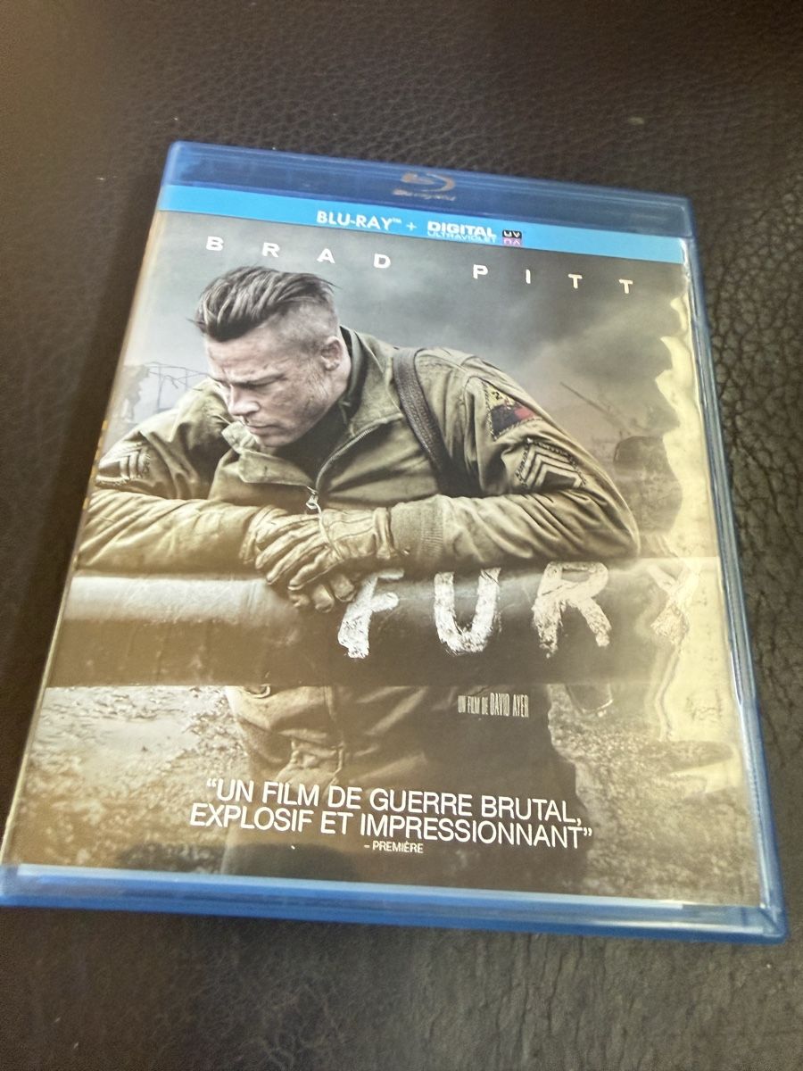 Tutti i DVDs: Fury (blu-ray) Brad Pitt  – Usato da Troinex venduto da grigri2020