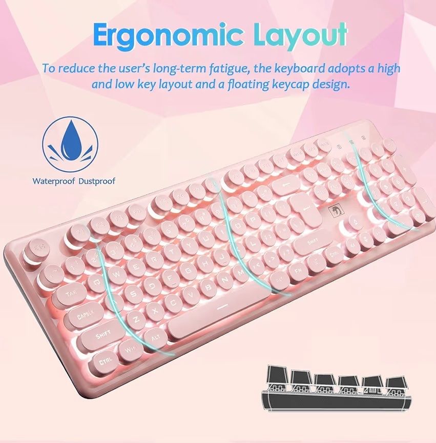 Tastaturen: K620 Wired Gaming-Tastatur rosa – Neu (gemäss Beschreibung) aus Basel von Seifehuesli 3