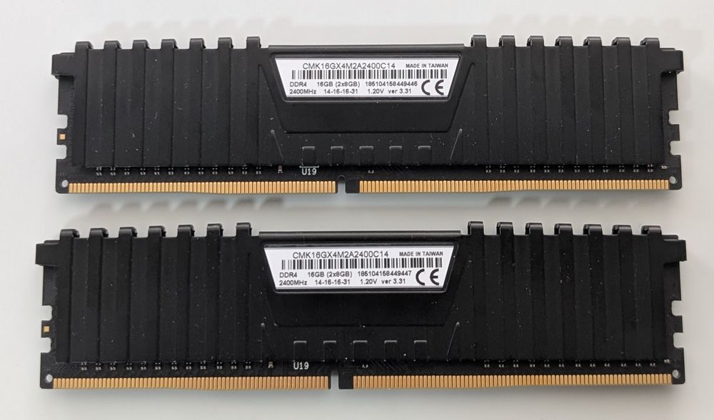 RAM Corsair Vengeance LPX 16 Go (2 x 8 Go) - DDR4-2400 CL14 (Gebraucht ...