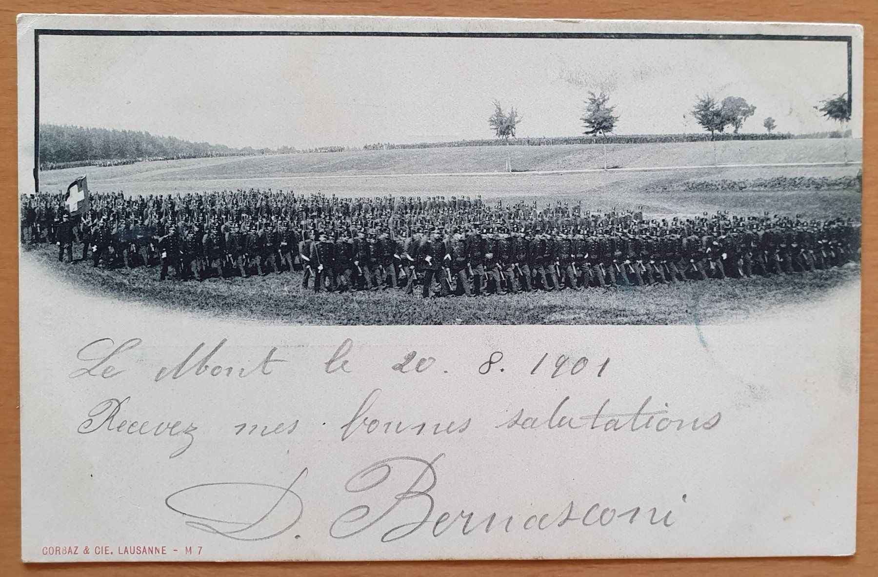 Cartes postales: Le Mont 1901 - Militärkarte – D'occasion à Kreuzlingen par Rschweiz1