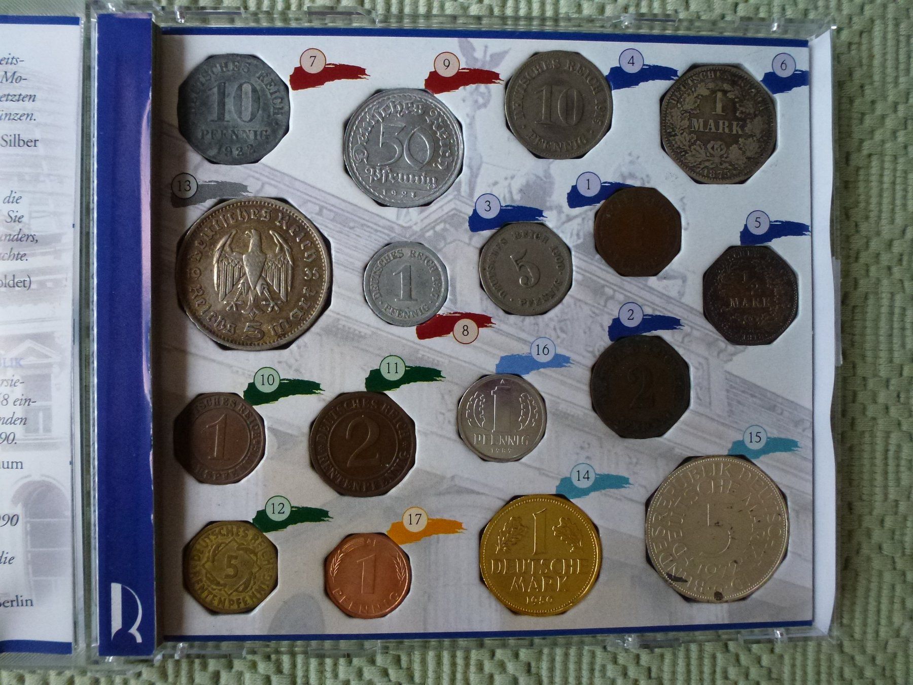 Tutti le monete: Abschied Deutsche Mark - Deutsche Münzgeschichte – Usato da Zürich venduto da Kalla36 2