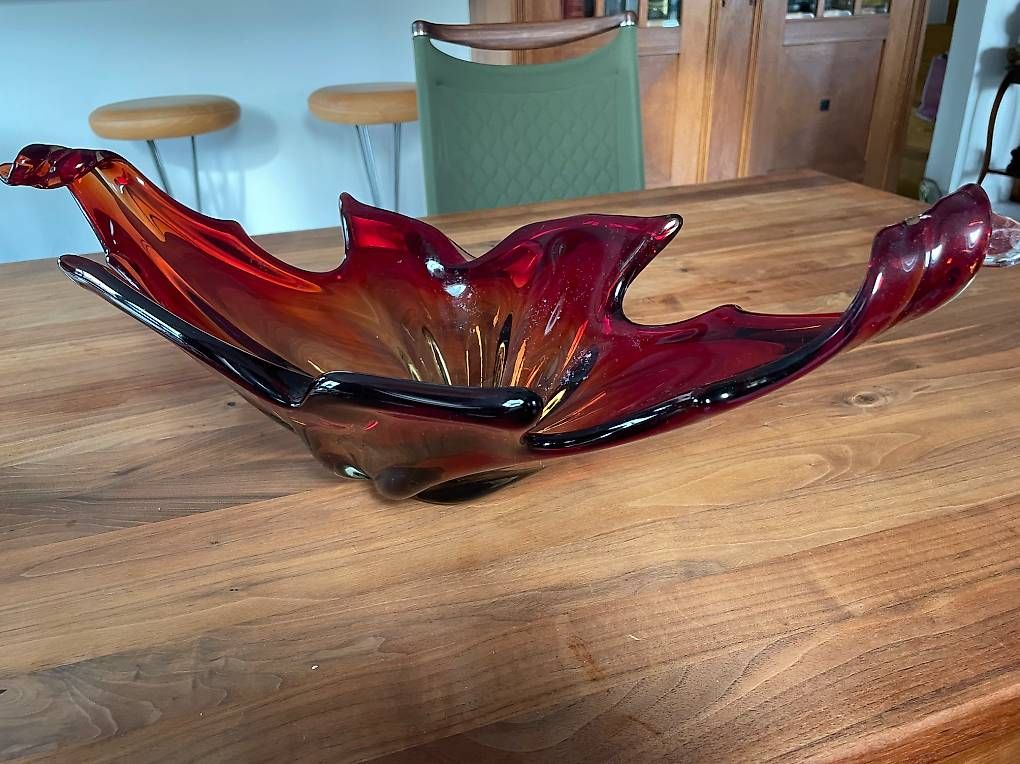Murano Bicchieri: Muranoschale in Rottönen – Usato da Neerach venduto da Allerlei_2009 4