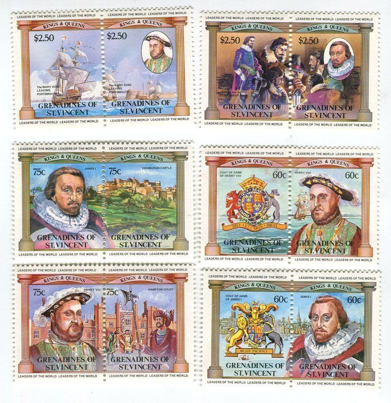 Alle Briefmarken: Briefmarken Britische Monarchen. St. Vincent – Neu und originalverpackt aus Basel von Butsch5