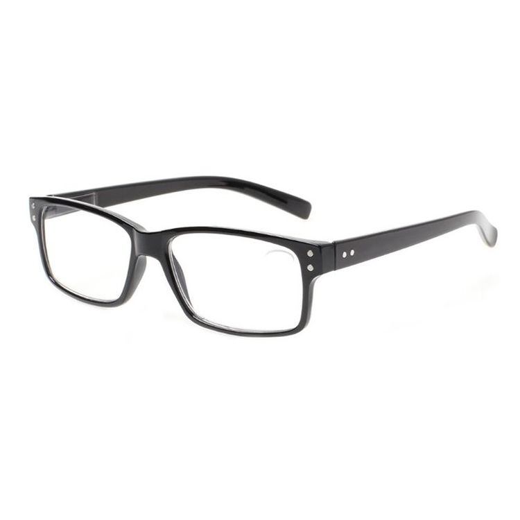 4sold NEW UNISEX (Damen Herren) Retro Schwarz Lesebrille Brille +0.50 +0.75 +1.0 +1.5 +2.0 +2.5 +3.00 +4.00 Reading Glasses (Retro Black, +1.5