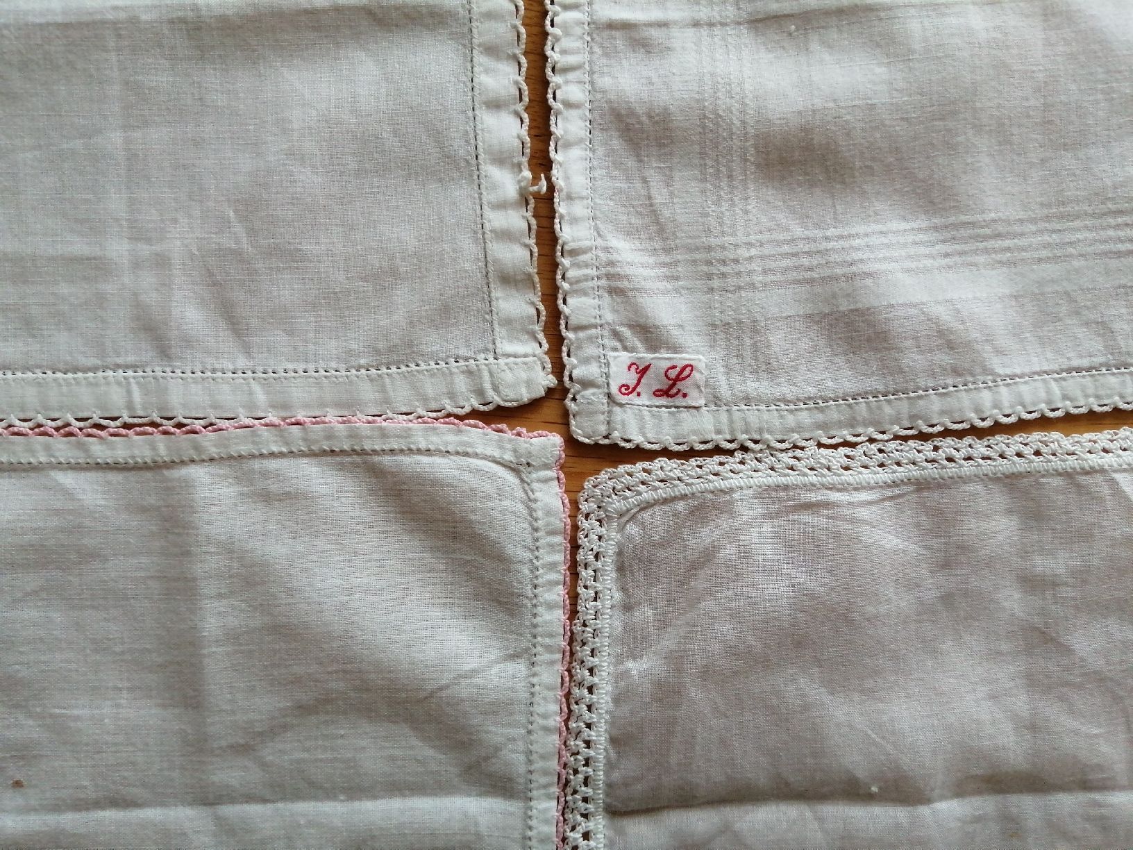 Altro in  Abbigliamento & Accessori: 6er Set Vintage Stofftaschentücher, Monogramm,  – Usato da Honau venduto da holunder3 6