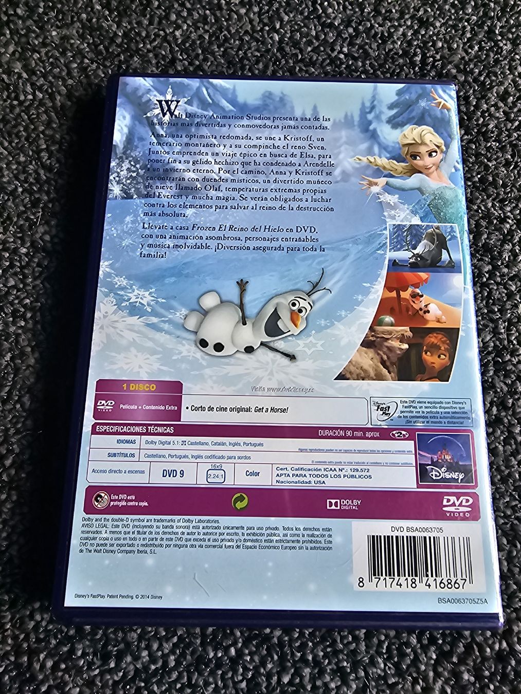 Tutti i DVDs: Disney's Frozen (20712) – Usato da Ruswil venduto da jan_bxl5 1