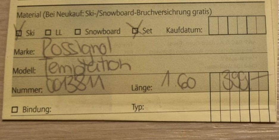 Rossignol Sci: Rossignol Temptation Damen-Ski 160 cm – Usato da Azmoos venduto da Jadejo 2