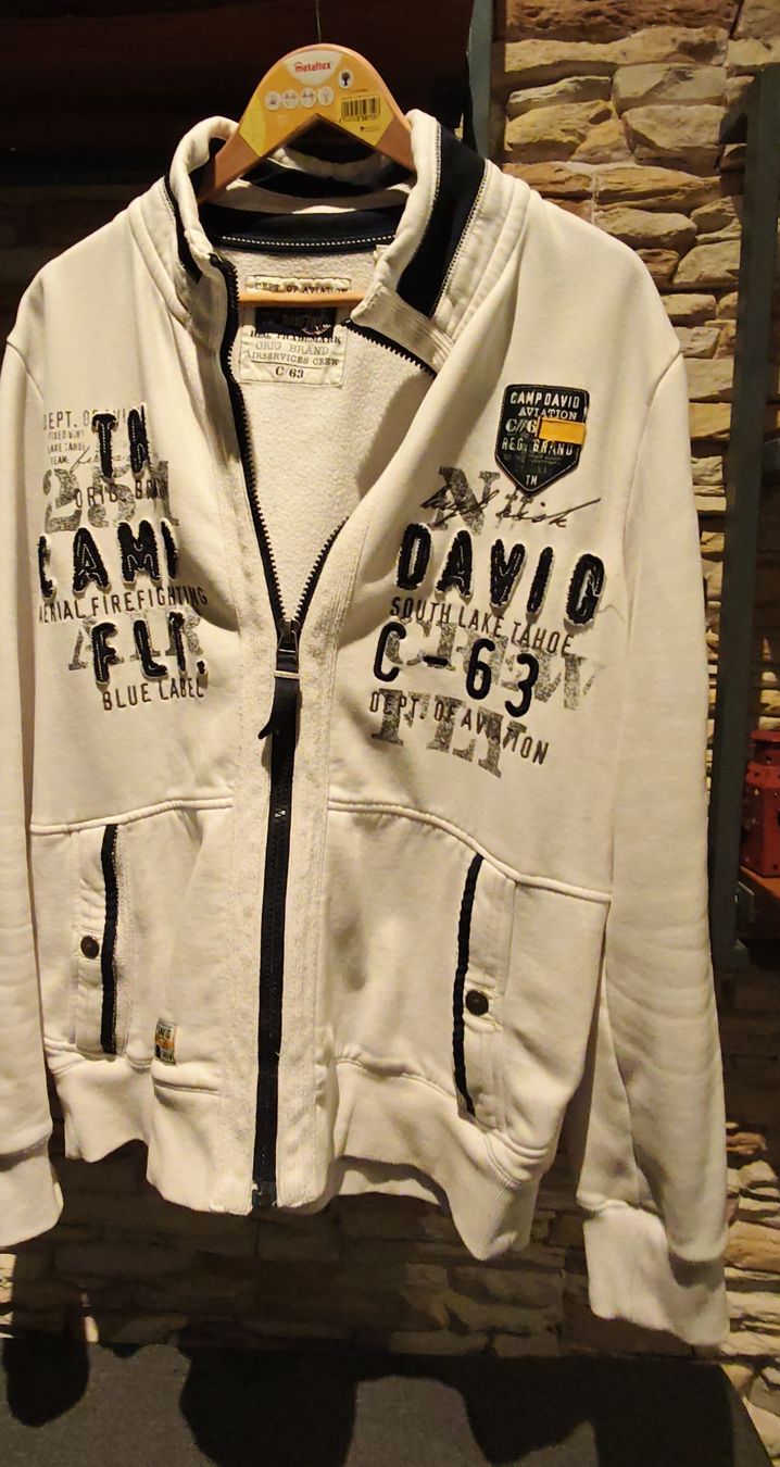 Camp David Giacche: Camp David Veste Homme Taille L - Blanche – Usato da Bex venduto da Harison