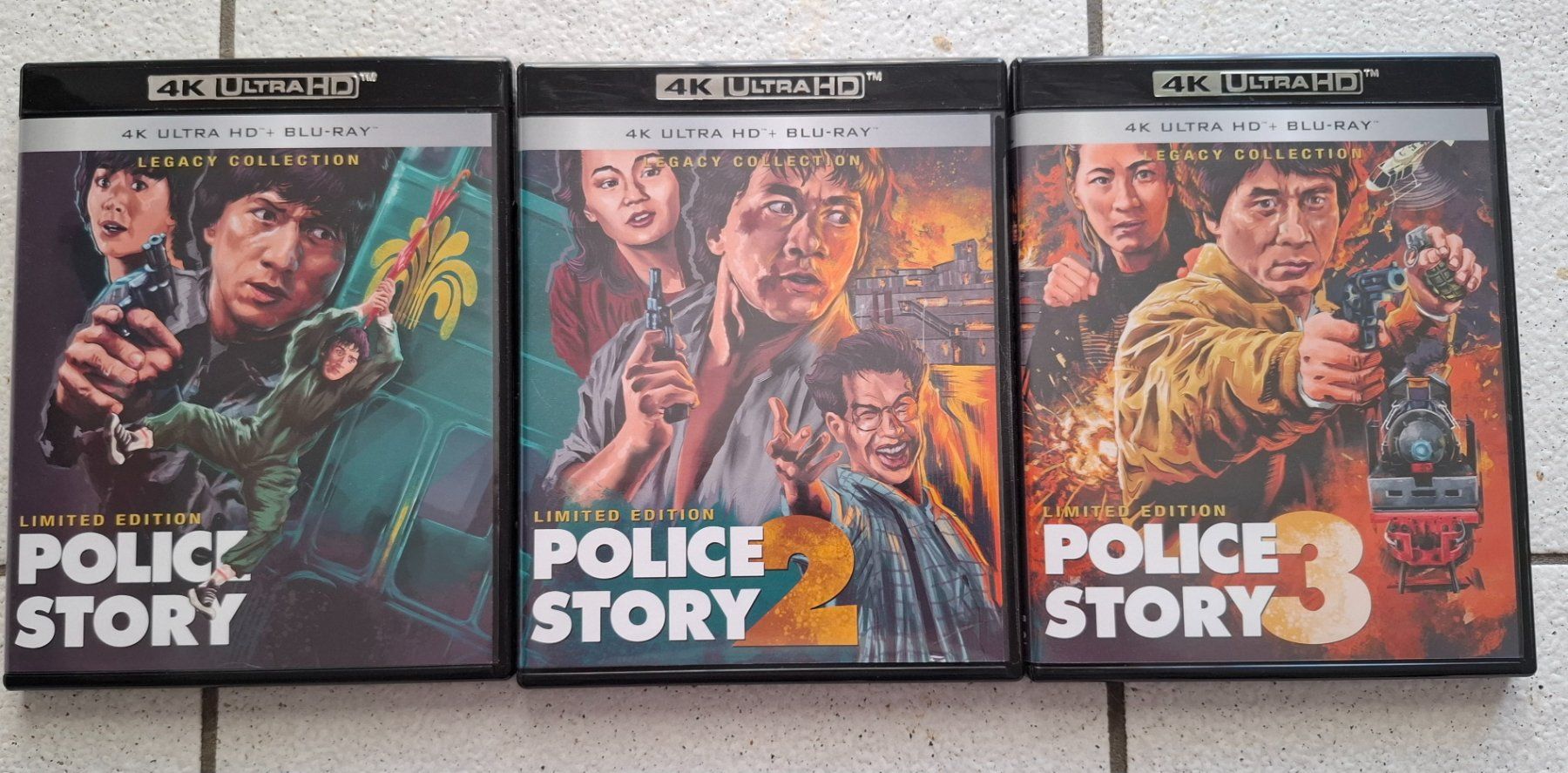 Tutti i DVDs: Police Story 1-3 4K UHD Set – Nuovo (secondo la descrizione) da Riehen venduto da DVD-Palace