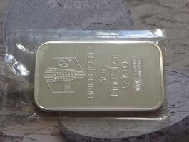 Silber Barren 50 gr. Raiffeisen Fine Silver 999.0 - Scellé