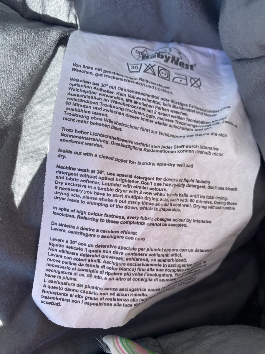 Odenwälder Sacchi a pelo: Odenwälder Fusssack 0-6 Monate – Usato da Uzwil venduto da Niggi0807 3