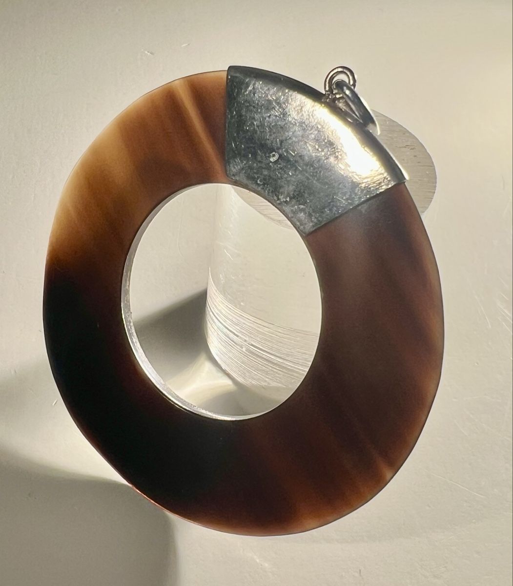 Anhänger: Pendentif vintage corne et argent 925 – Gebraucht aus Genève von DELIRBEADS 2
