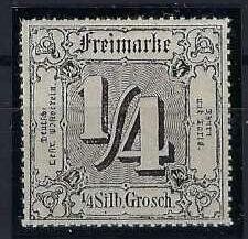 Tutti i francobolli: Thurn und Taxis 1862 oder 1865 1/4 Silbergroschen postrisch – Usato da Hitzkirch venduto da walti1959