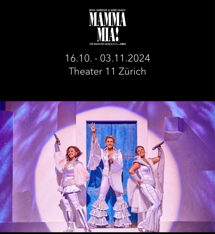 Mamma Mia! Musical Zurich Tickets: February 21, 2027 at Theater 11