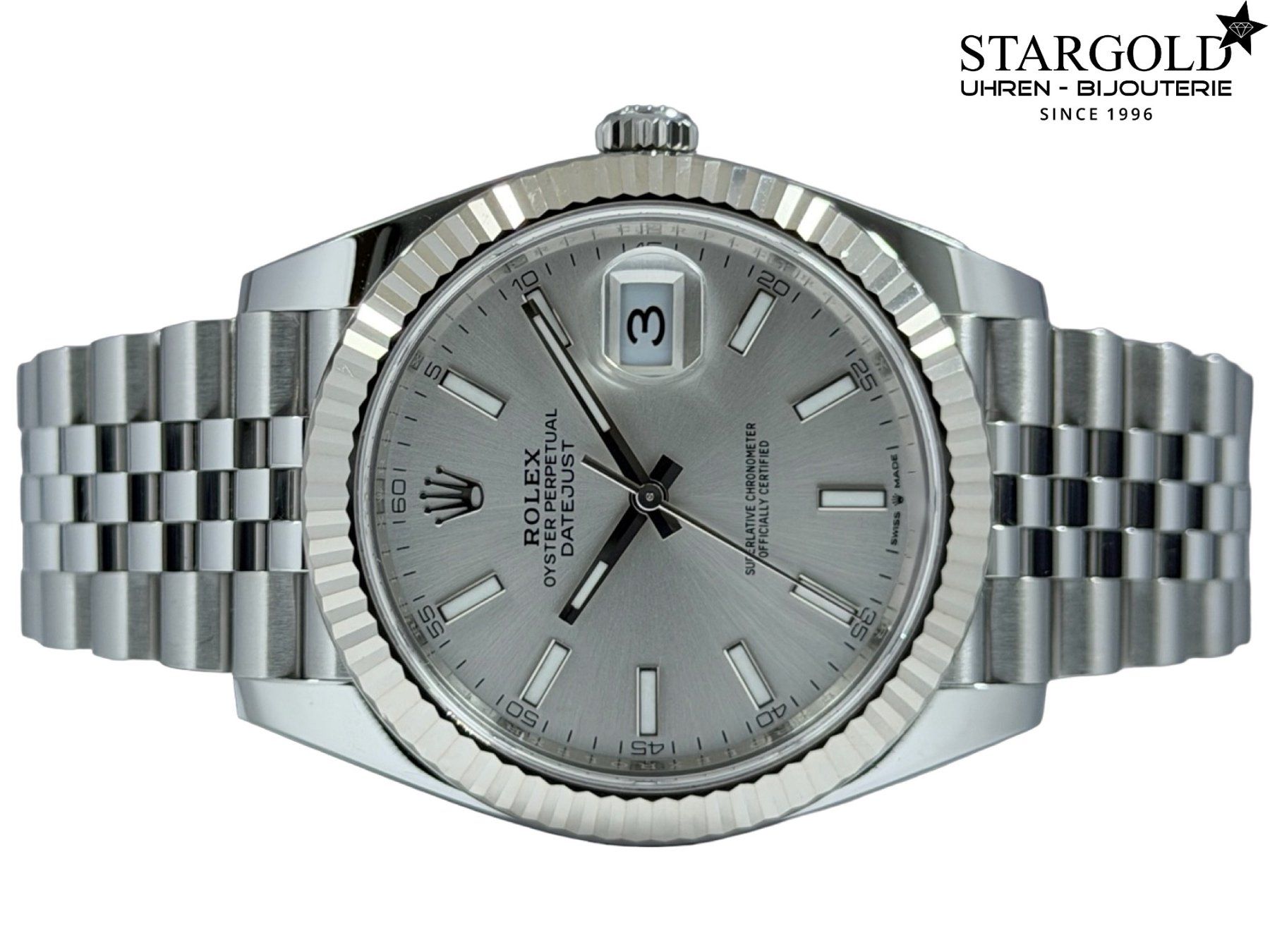 Rolex Uhren: Rolex Datejust 41 Silber - 126334 – Gebraucht aus Zürich von Stargold-Uhren 3