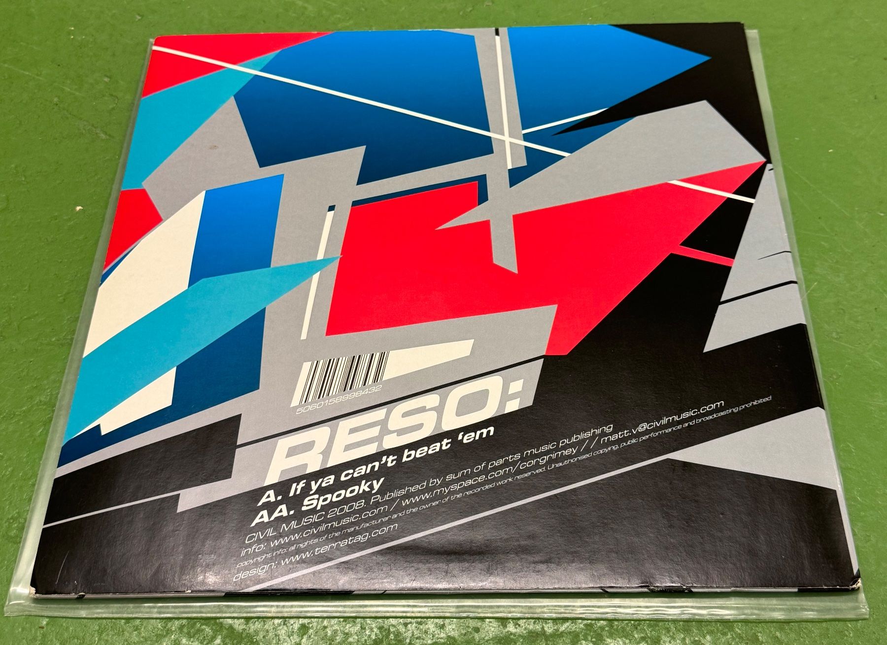 Dischi in vinile: Reso: If Ya Can't Beat 'Em / Spooky 12" (Dubstep) – Usato da Basel venduto da Ostschweiz06 1