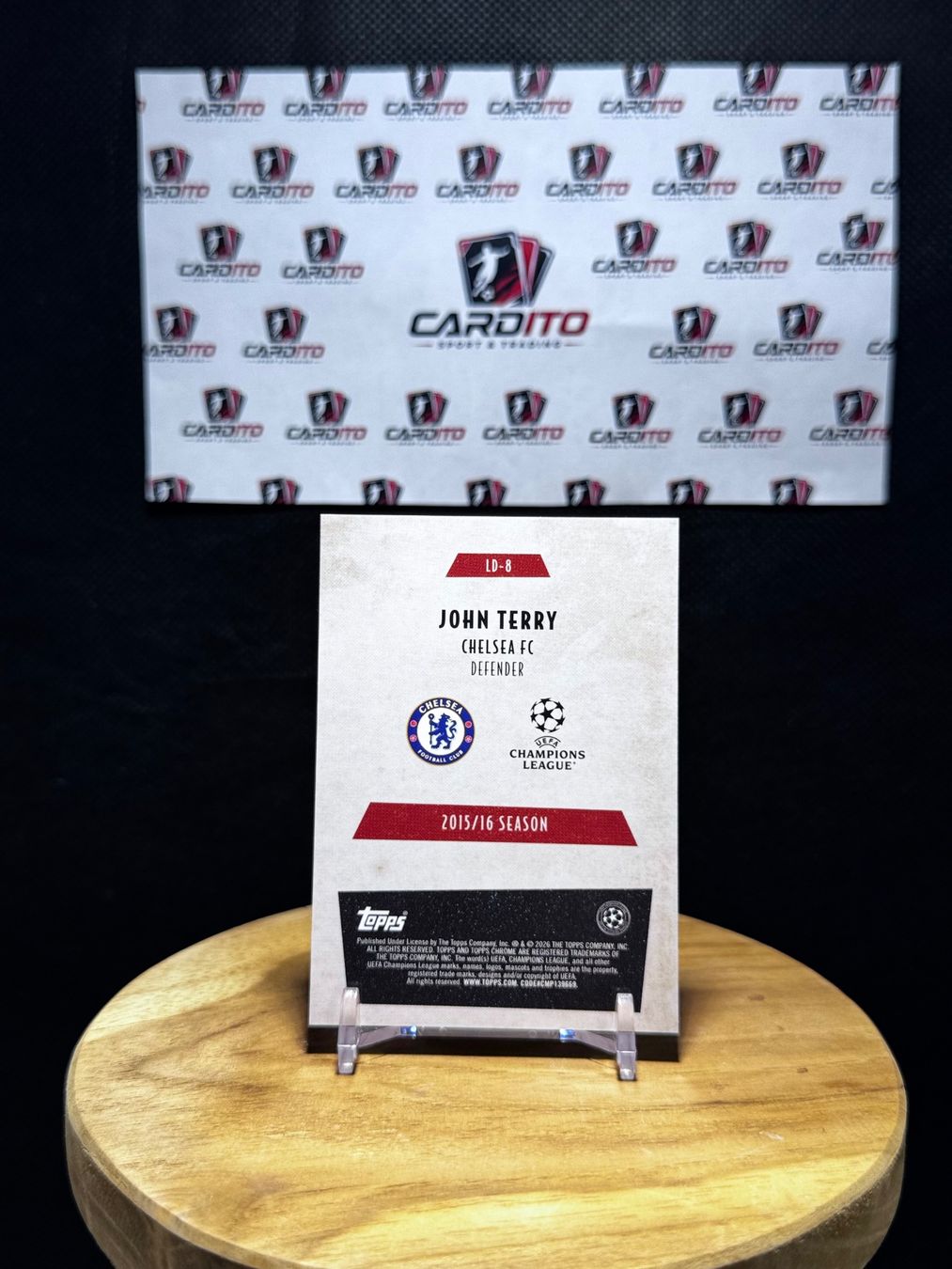 Topps Carte collezionabili: 2025-26 Topps Chrome UCC John Terry Last Dance Insert – Usato da Reconvilier venduto da Cardito 1
