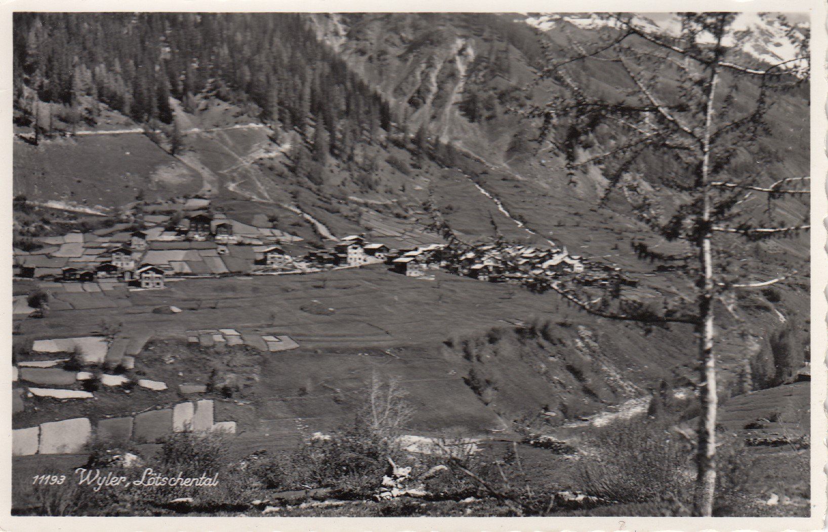 Cartoline postali: Wiler   VS   im Lötschental – Usato da Brig venduto da Valcards54