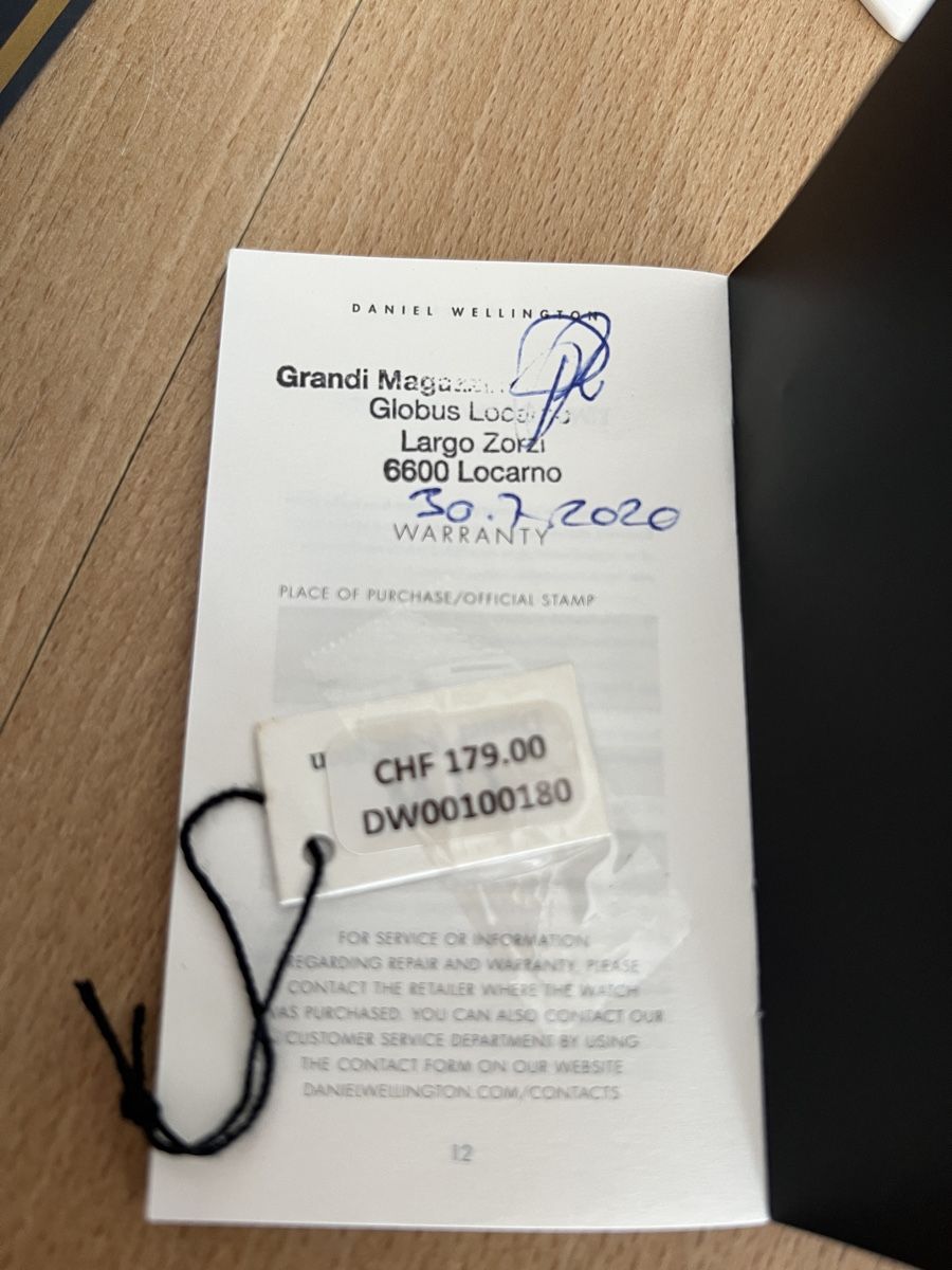Daniel Wellington Orologi: Daniel Wellington – Usato da Sirnach venduto da Mouse1973 1