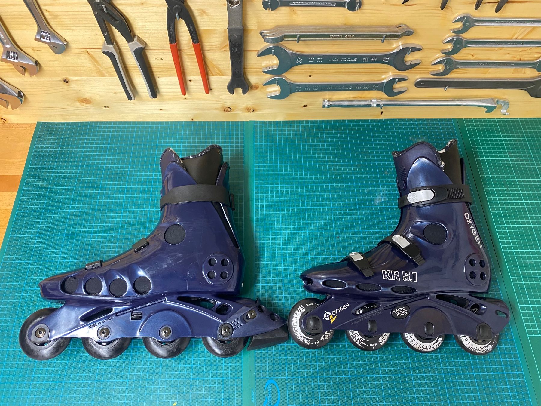Inline-Skating & Rollschuhe: Oxygen KR 5.1 Rollerblades Inline Skates Grösse 45 bis 46 – Gebraucht aus Baar von Toefflibaar 1