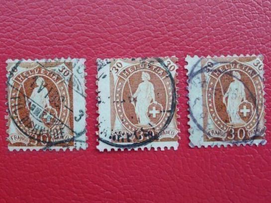 Tutti i francobolli: STEHENDE: Nr.68D.1.51 (mit dezentrierte Markenbilder) – Usato da Sursee venduto da Luzernerraute